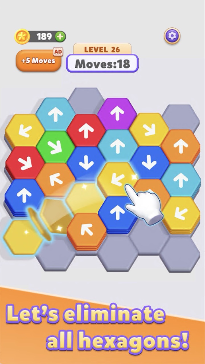 Hexa Run - Block Puzzle Gameplay Screenshot 3